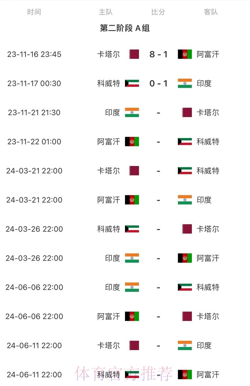 2026世界杯每日赛程详细安排高清直播实时查看